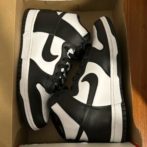Brand new NEVER WORN Nike Dunk High Panda